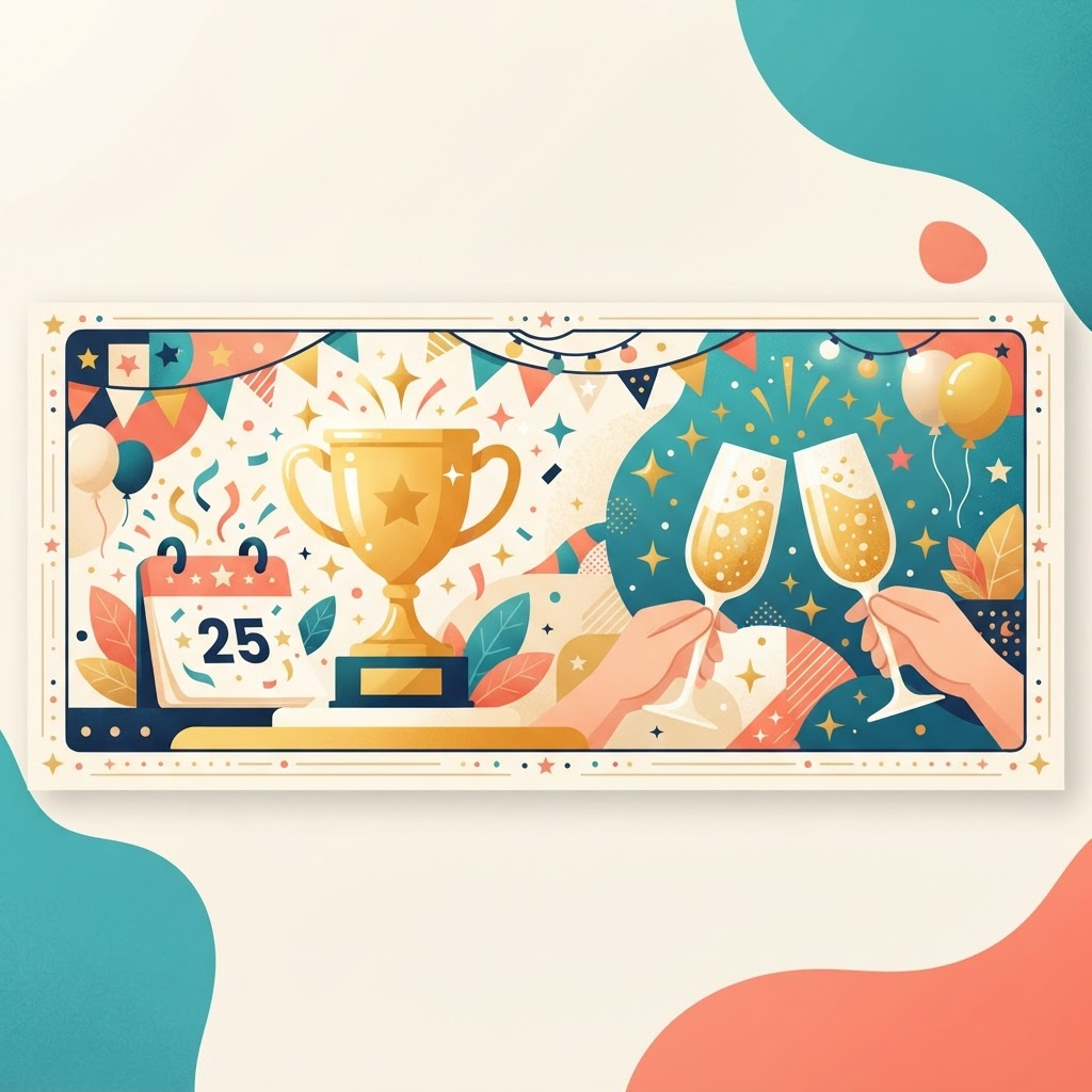 Illustration für Jubiläum
