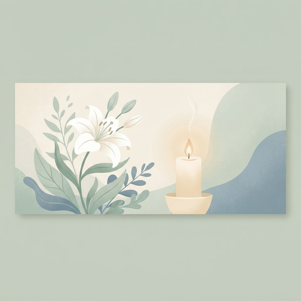 Illustration für Kondolenz