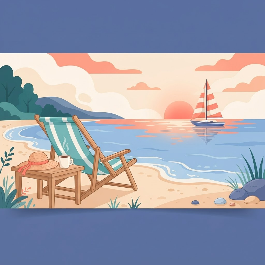 Illustration für Ruhestand